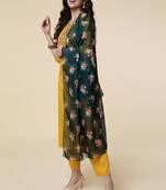 Clemira Multicolor Color Embroidered Women'S Kurta Palazzo Set