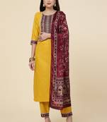 Clemira Multicolor Color Embroidered Women'S Kurta Palazzo Set