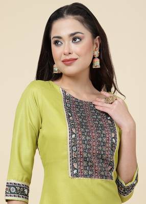 Clemira Multicolor Color Embroidered Women'S Kurta Palazzo Set 3