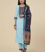 Clemira Multicolor Color Embroidered Women'S Kurta Palazzo Set