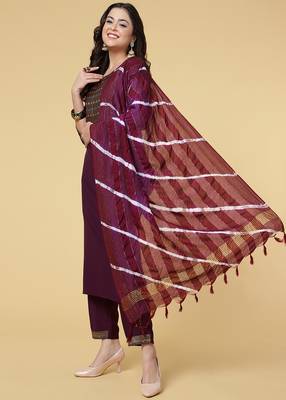 Clemira Multicolor Color Embroidered Women'S Kurta Palazzo Set 4