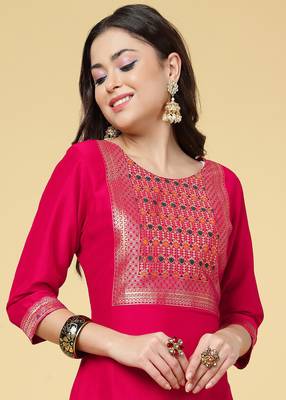 Clemira Multicolor Color Embroidered Women'S Kurta Palazzo Set 3