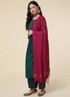 Clemira Multicolor Color Embroidered Women'S Kurta Palazzo Set 1