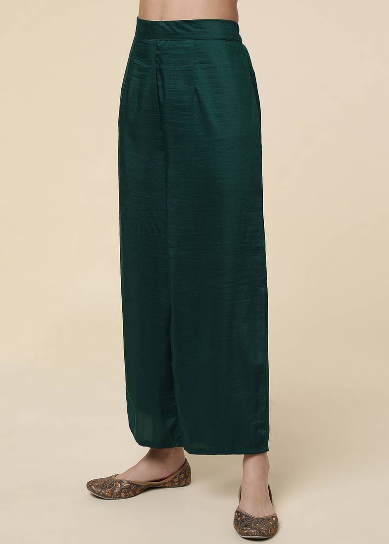 Clemira Multicolor Color Embroidered Women'S Kurta Palazzo Set