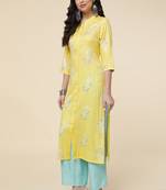 Clemira Black Color Embroidered Women'S Kurta Palazzo Dupatta Set