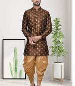 Mens printed sherwani