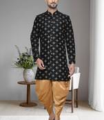 Mens printed sherwani