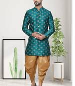 Mens printed sherwani