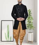 Mens printed sherwani