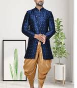 Mens printed sherwani