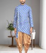 Mens printed dhoti kurta