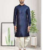Mens plain dhoti kurta