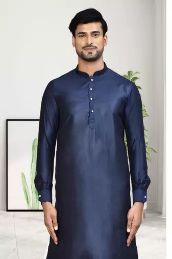Mens plain dhoti kurta