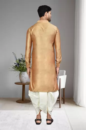 Mens plain dhoti kurta