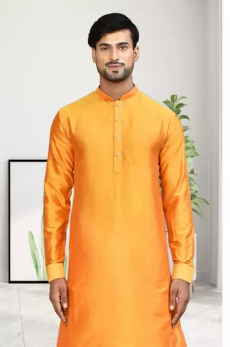 Mens plain dhoti kurta