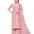 Pink Colour Ethnic Readymade Palazzo Dress For Festive Looks