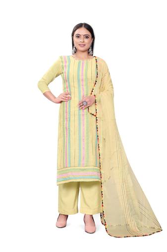 Yellow Colour Ethnic Readymade Palazzo Dress For Festive Looks