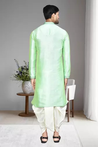 Mens embroidered dhoti kurta