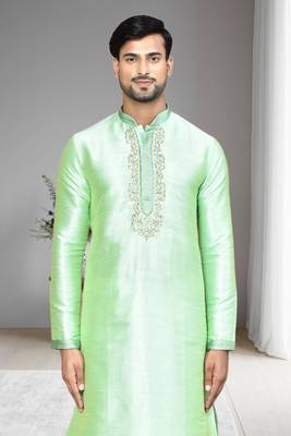 Mens embroidered dhoti kurta 3