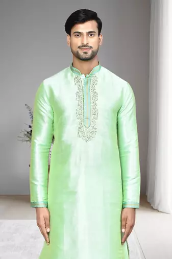 Mens embroidered dhoti kurta