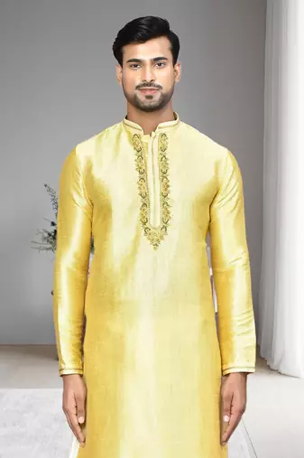 Mens embroidered dhoti kurta