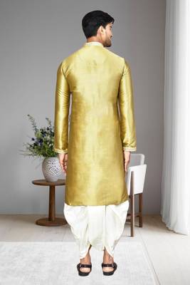 Mens embroidered dhoti kurta 2