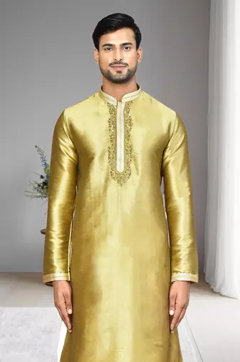 Mens embroidered dhoti kurta