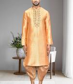Mens embroidered dhoti kurta