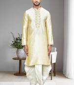 Mens embroidered dhoti kurta