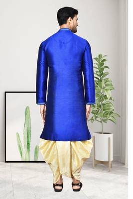 Mens embroidered dhoti kurta 2