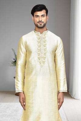 Mens embroidered dhoti kurta 3