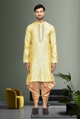 Mens embroidered dhoti kurta 1