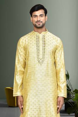 Mens embroidered dhoti kurta 3