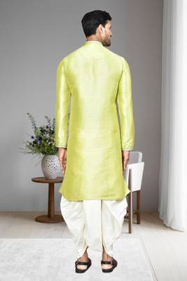 Mens embroidered dhoti kurta 2