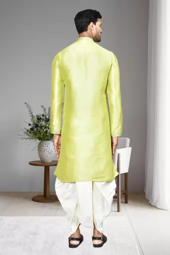 Mens embroidered dhoti kurta