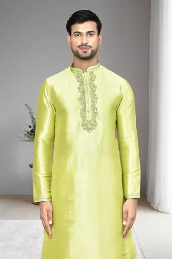 Mens embroidered dhoti kurta