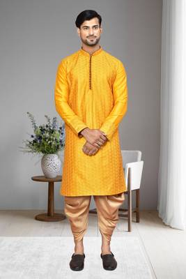 Mens embroidered dhoti kurta 1
