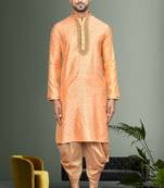 Mens embroidered dhoti kurta