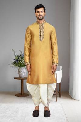 Mens embroidered dhoti kurta 1