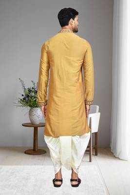 Mens embroidered dhoti kurta 2