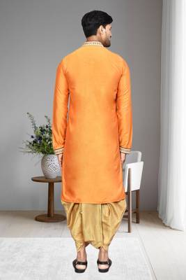 Mens embroidered dhoti kurta 2
