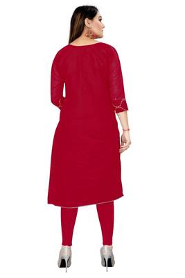 Chanderi top with santoon inner and bottom, net dupatta  unstitched dress material 3