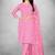 Women's organza silk embroidery unstitched dress material