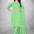 Women's organza silk embroidery unstitched dress material