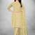 Women's organza silk embroidery unstitched dress material