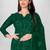 Women's organza silk embroidery unstitched dress material
