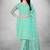 Women's organza silk embroidery unstitched dress material