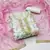 White Organza Hand Work Dress Material
