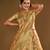 CHIKU COLOUR BANARASI SILK HALF SAREE
