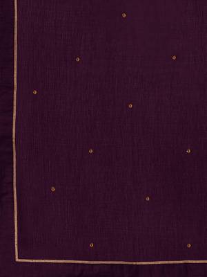 Purple Georgette Embroidery Kurta Pant with Dupatta Salwar Suit 3 Pieces Set 8